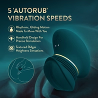 Blush Collection | Riana Silicone Clitoral Stimulator With 'AutoRub' Technology – In Dark Teal