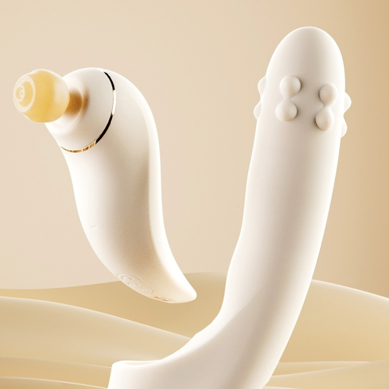 Svakom Thrusting Beaded Vibrator with Pulsating Stimulator