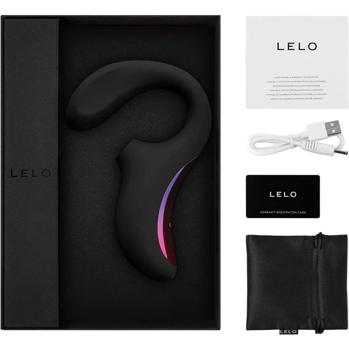 LELO ENIGMA Rechargeable Silicone Dual Stimulation Pressure Wave Vibrator