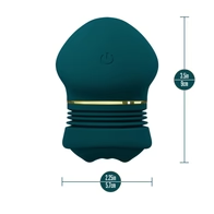 Blush Collection | Riana Silicone Clitoral Stimulator With 'AutoRub' Technology – In Dark Teal
