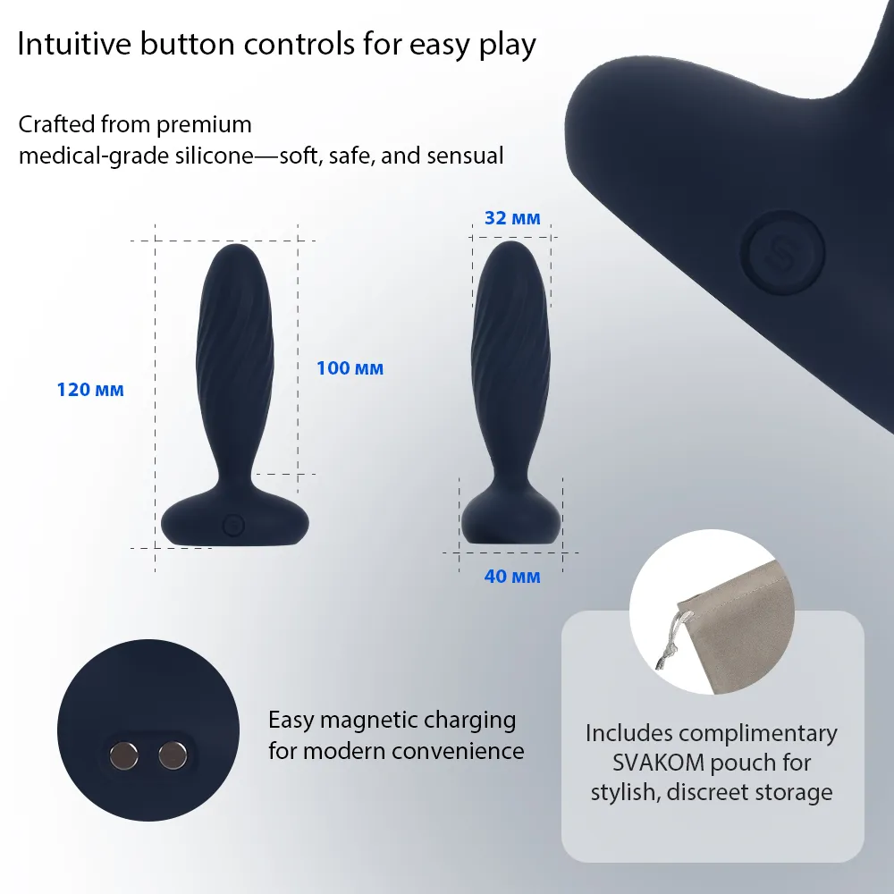Svakom JORDAN Thrusting Anal Vibrator