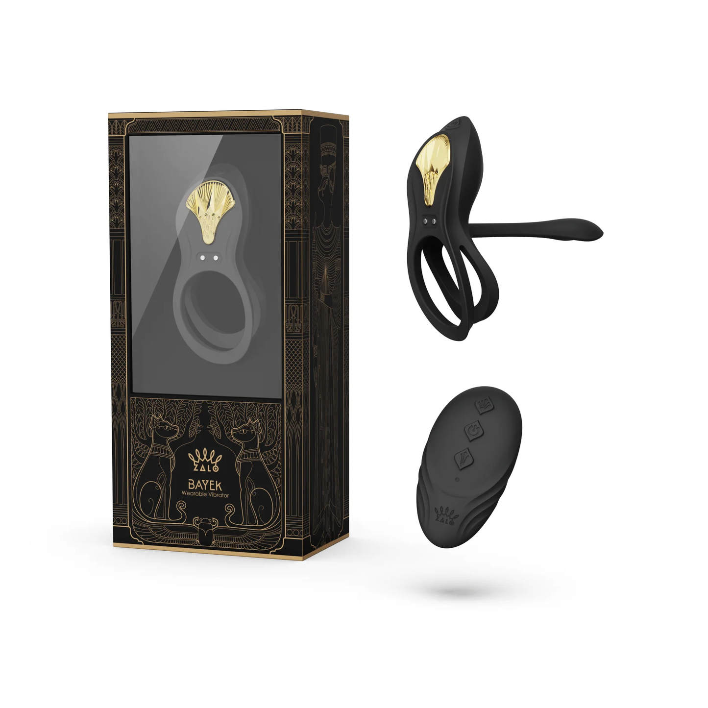 ZALO Bayek Smart Dual Stimulation Couples Ring App Control