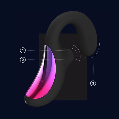 LELO ENIGMA Rechargeable Silicone Dual Stimulation Pressure Wave Vibrator