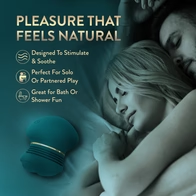 Blush Collection | Riana Silicone Clitoral Stimulator With 'AutoRub' Technology – In Dark Teal
