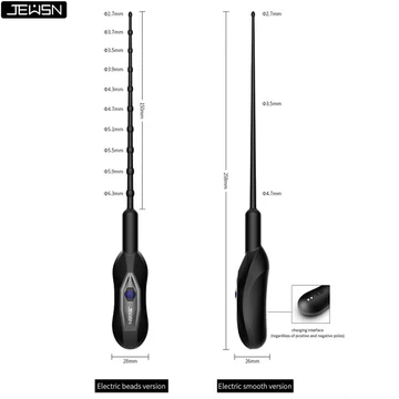 JEUSN Urethral Orgasm 10 Frequency Vibrating Urethral Sound Urethral Plug Urinary Dilator Urethra Masturbation Rod Sex Toy for Men