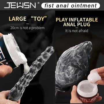 JEUSN Fist Anal Lubricant Analgesic Toy-Safe Lube for Male and Female Sex Toys, Water Based for Easy Clean-Up Long-Lasting PleasureCondom Compatible Anal Safe Extra Long-Lasting Silky Lube Hypoallergenic