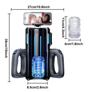 Leten Thrusting-PRO 12cm Thrusting High Speed Male Masturbator