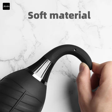 JEUSN ANAL IRRIGATOR Silicone douche enema syringe shower cleaning head anal beads butt plug attachment nozzle tip