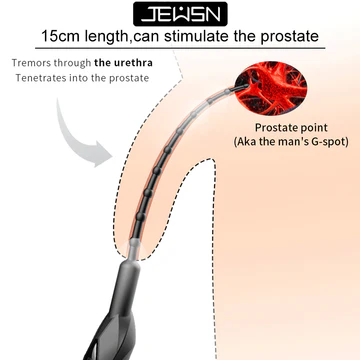JEUSN Urethral Orgasm 10 Frequency Vibrating Urethral Sound Urethral Plug Urinary Dilator Urethra Masturbation Rod Sex Toy for Men