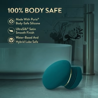 Blush Collection | Riana Silicone Clitoral Stimulator With 'AutoRub' Technology – In Dark Teal