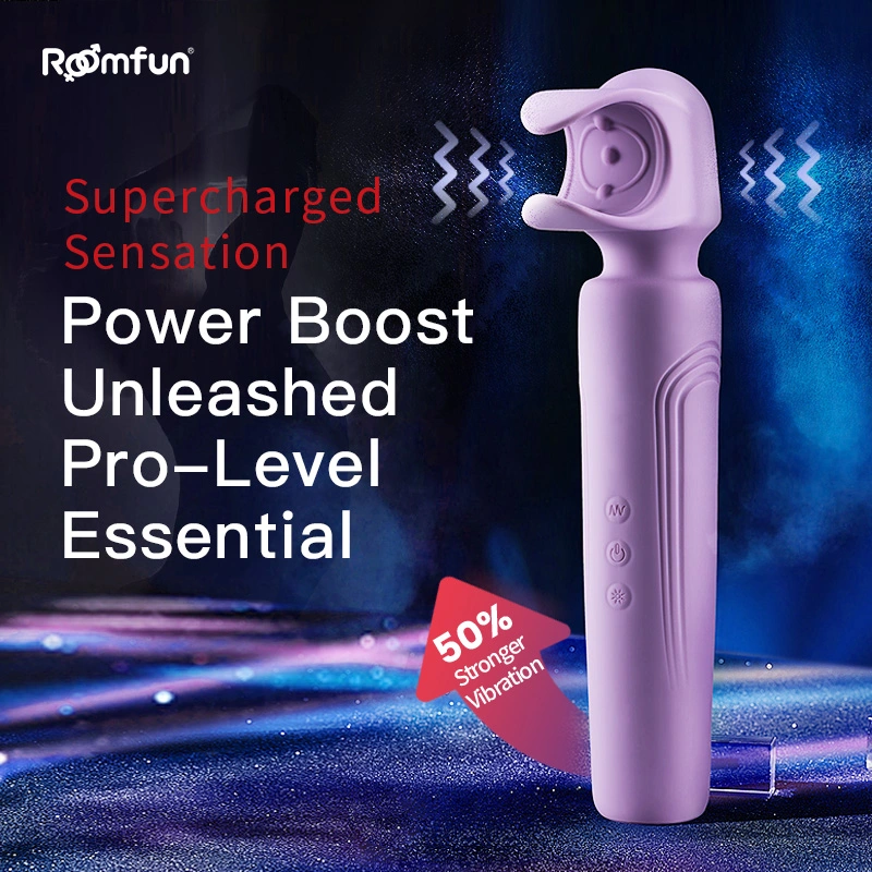 roomfun Sex Toys – Forced climax AV vibrator 2.0 for male (QS-042)