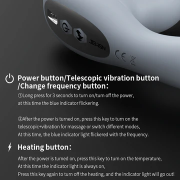 JEUSN Telescopic vibration electric Prostate Massager